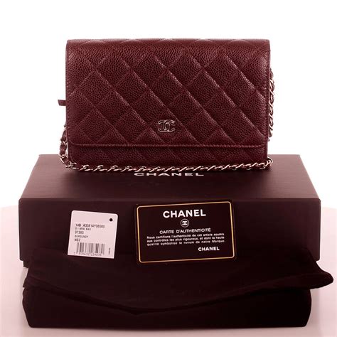 chanel wallet burgundy|Wallet on chain .